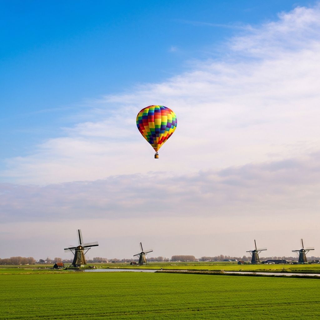 Hoe hard mag het waaien voor een ballonvaart?