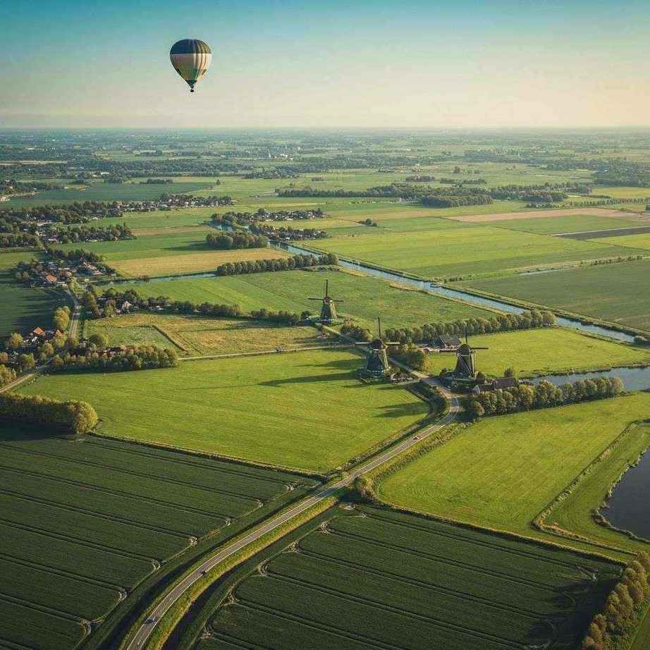 De mooiste ballonvaart routes in Nederland